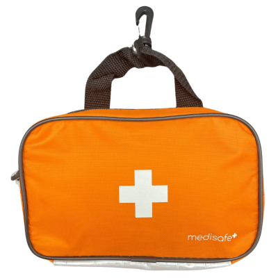 Trousse de secours réfléchissante orange