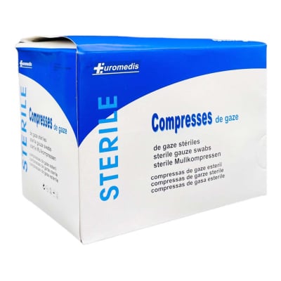 Compresses Stériles en non tissé 7,5x7,5cm – 10×2SANTECARE - LPPR