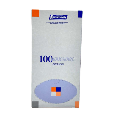 Mouchoir Facial Tissu 2 Épaisseur Boîte de 100 Utés (1 Étui)