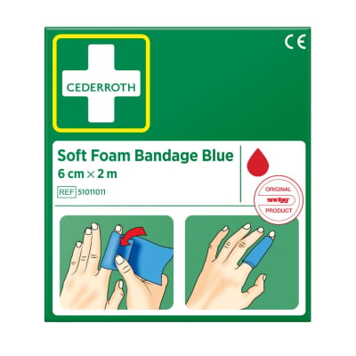 Cederroth autoadhésif pansement bleu