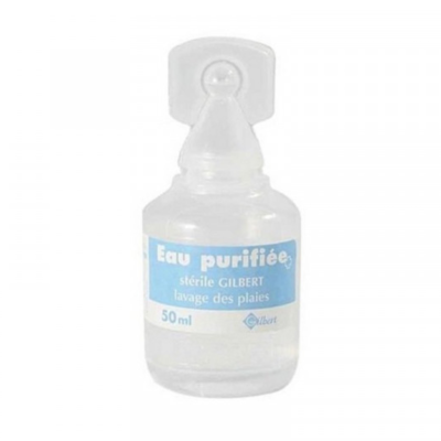 Eau purifiée 50 ml par boîte de 32