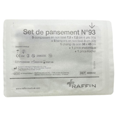 Kit suture n°9 de Raffin prêt à l'emploi pour réalisation de sutures