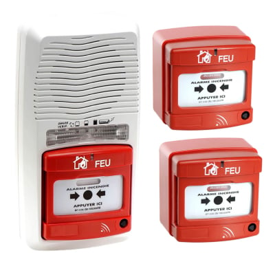 Détecteur de fumée WiFi avec alarme, protection incendies, combinaison de  maison, système de sécurité domestique pour