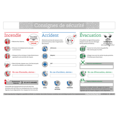 Consignes de sécurité