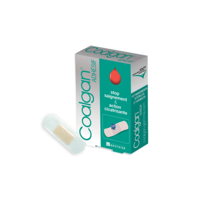 coalgan tampon hemostatique boite de 5 médical concept