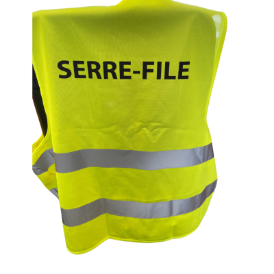 Gilet jaune "Serre-file"