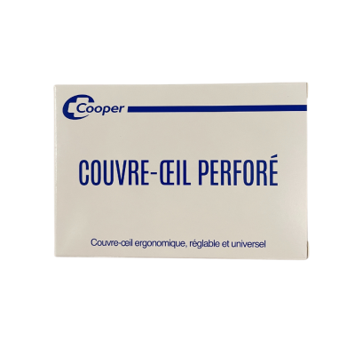 Couvre oeil perforé