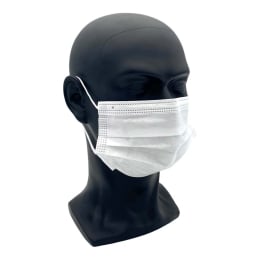 50 + 1 Masque noir chirurgical OneProtek - Type 2R IIR Médical EFB ≥98% -  Certifié CE EN 14683 - Confortable et élastiques résistants