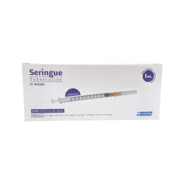 Seringue avec aiguille insuline 1 ml boite de 100