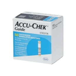 Lecteur de glycémie Accu-Chek Guide - Kit complet - Glucomètres et lecteurs  de glycémie - Robé vente matériel médical
