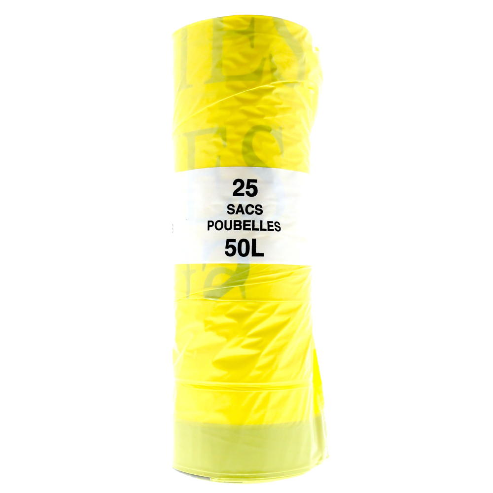 Sac poubelle jaune DASRI 30l basse densité carton de 500