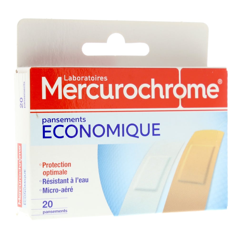 Mercurochrome, Pansements ampoule-protection