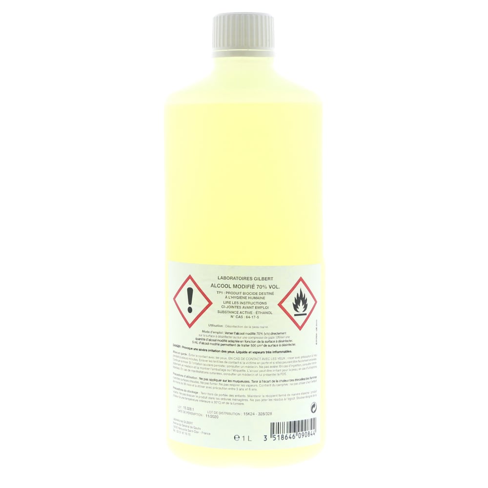 Alcool chirurgical 70° 1 litre