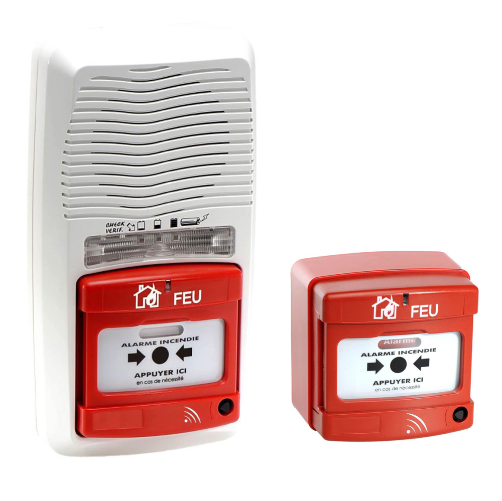 Alarme incendie type 4 à pile - sécurité incendie ERP - Prozon