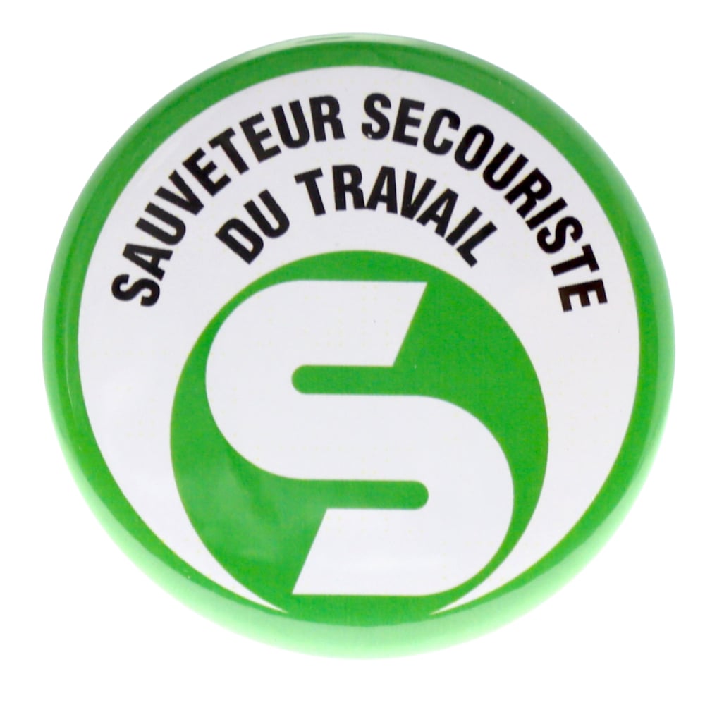 Gilet Sauveteur Secouriste du Travail SST vert
