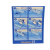 lot de 6 Recharge de pansement bleu 19x72mm