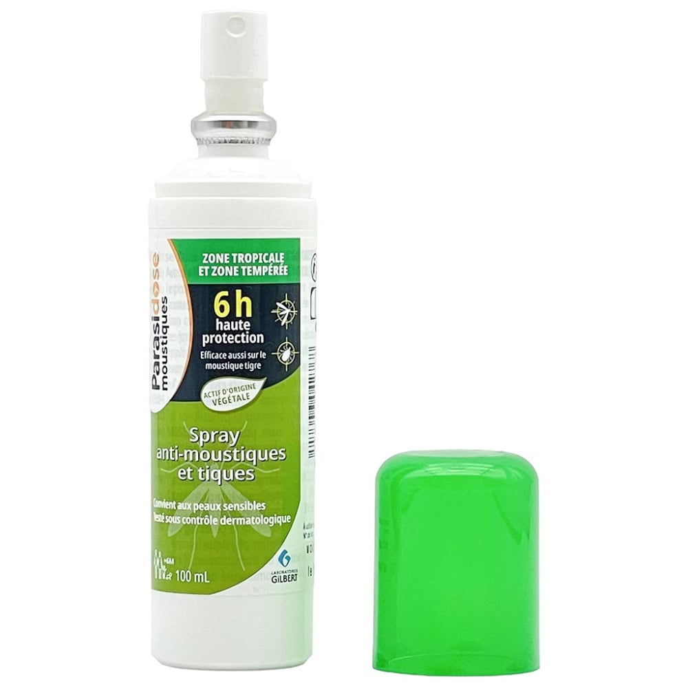 Spray répulsif anti moustique et tique Huile essentielle d'eucalyptus 100ml  FORCLAZ