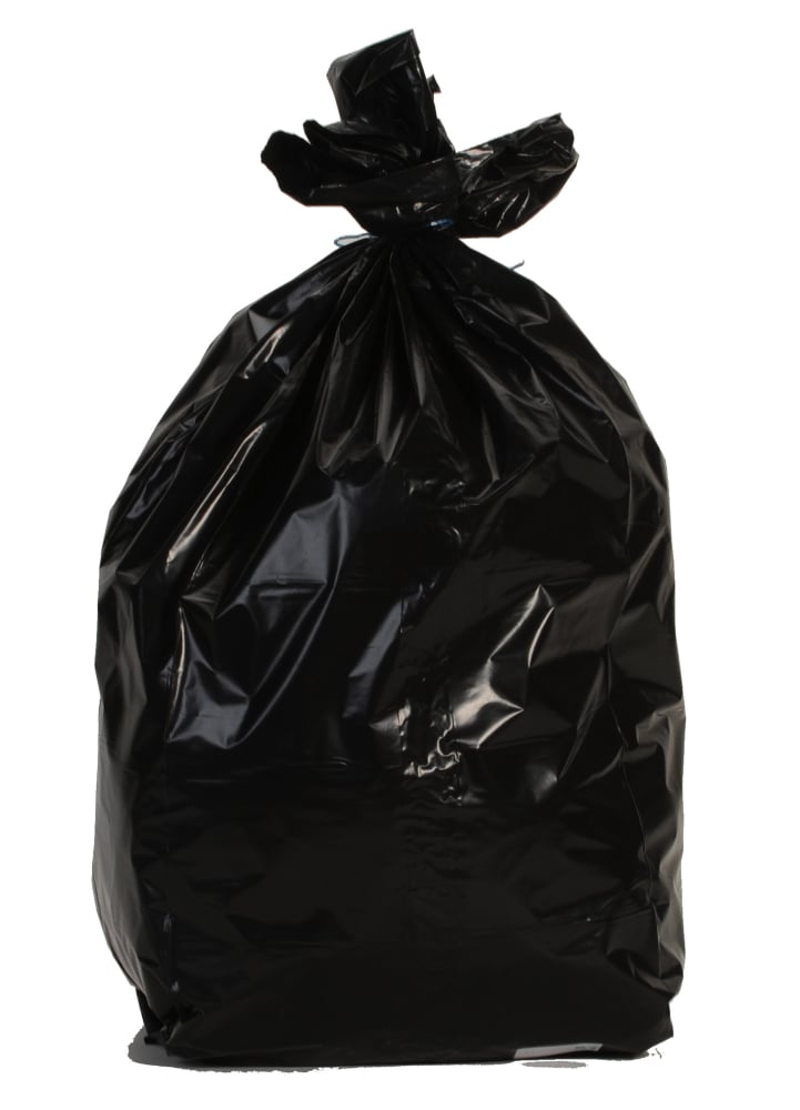Sac poubelle 50 litres (x1000 pcs) - Opaque - Noir - Très résistant