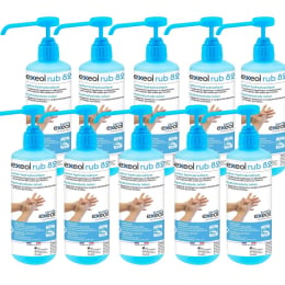 10 Bouteilles de solution hydroalcoolique 500 ml + 2 OFFERTES