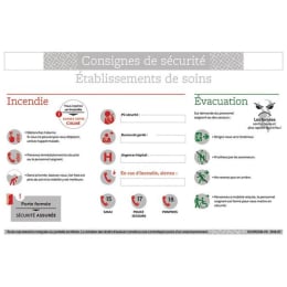 Consignes de sécurité pour établissements de soins