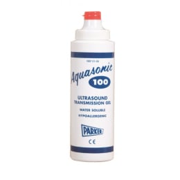 Gel de contact AQUASONIC® 100 Parker en flacon de 250 ml