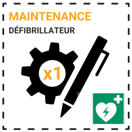 Maintenance défibrillateur 1 an - toutes marques