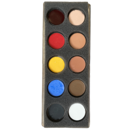 Palette de fards crème 10 couleurs